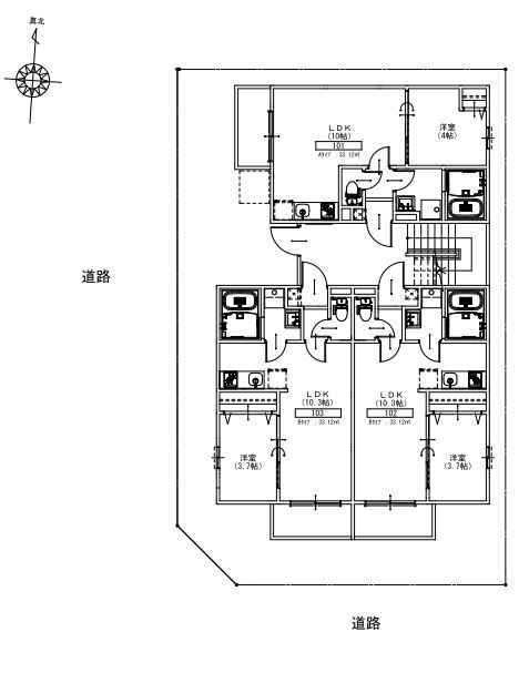 ＴＡＴＥＲＵＡｐａｒｔｍｅｎｔ加美鞍作２丁目Ａ棟 その他